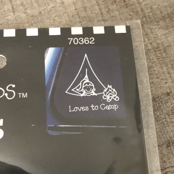 Plaid stick figure Camping & Party decals - Picture 5 of 7